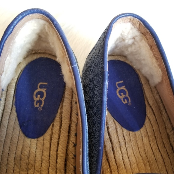 UGG | Sandrinne Metallic Basket Shoes/Espadrilles - Picture 6 of 8